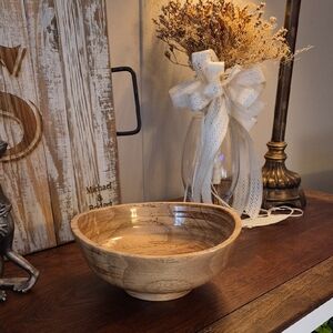 Hand Turned, Hand Crafted, Hand Made Wooden Bowl